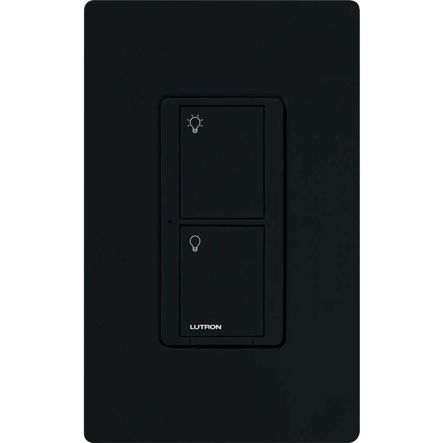 Caseta Wireless switch, 5A lighting or 3A fan, 120/277V in black