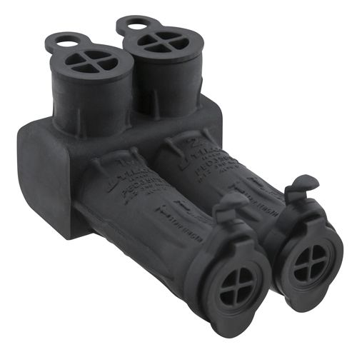 SafetySub Insulated Multi-Tap Connector, Dual Rated, Direct Burial, Conductor Range 350-12, 2 Ports, UL, CSA