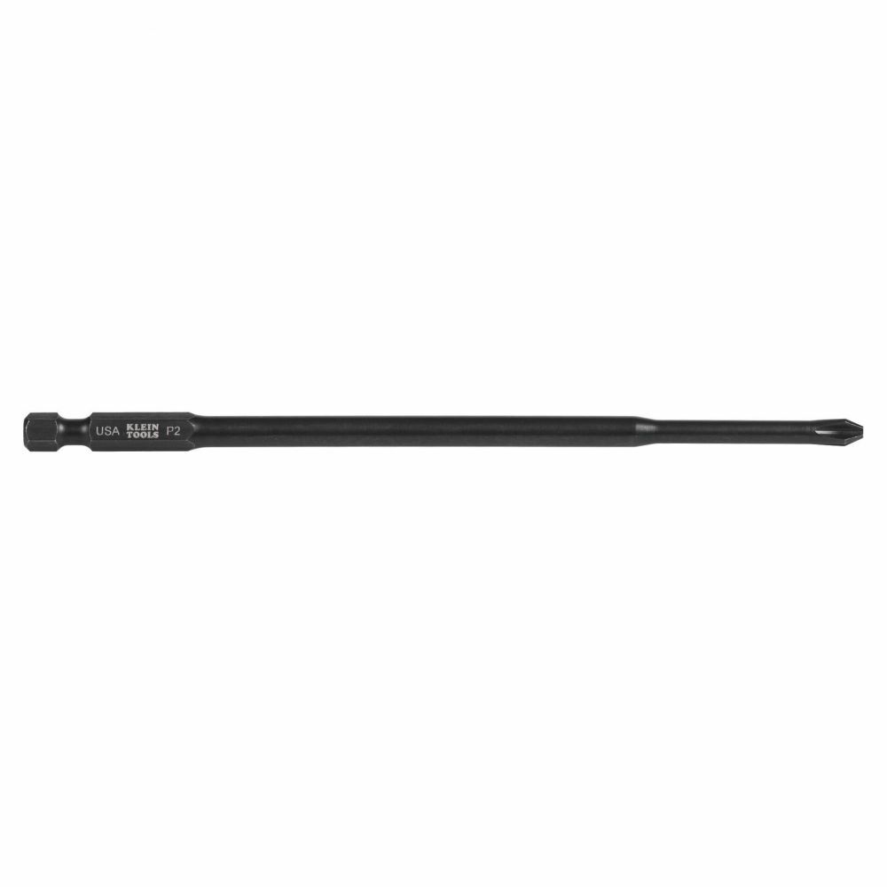 #2 Phillips Tip Power Drivers, 6-Inch Bit 2-Pack, Designed and constructed to withstand impact drills