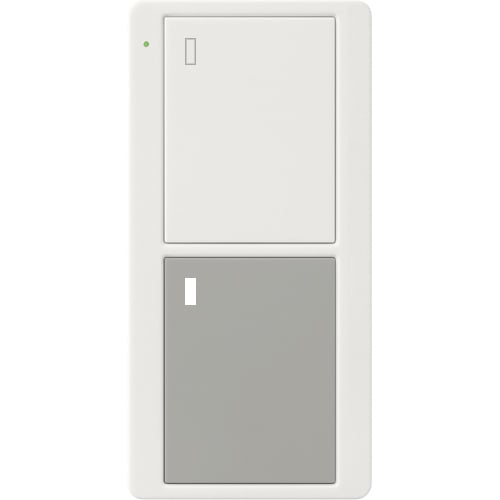 Lutron 2-Button Pico Smart Remote, with Appliance Icons - White/Gray