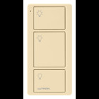 Lutron 3-Button Pico Smart Remote, with Light Icons - Ivory