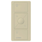 Lutron 3-Button with Raise/Lower and Preset, Pico Smart Remote, with Light Icons - Ivory