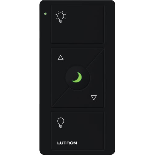 Pico Wireless Control with nightlight, 3-button with raise/lower in black