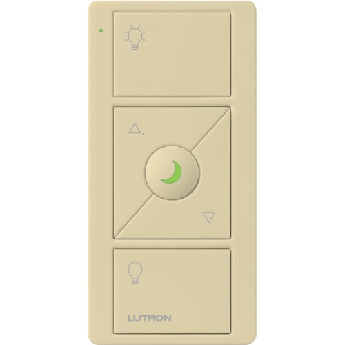 Pico Wireless Control with nightlight, 3-button with raise/lower in ivory