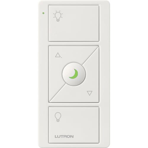 Pico Wireless Control with nightlight, 3-button with raise/lower in white