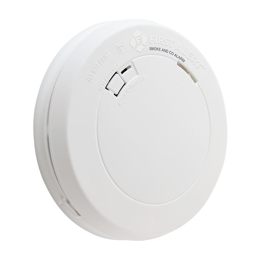 Low Profile 10 Year Tamperproof Sealed Lithium Photoelectric Smoke & CO Combo Alarm