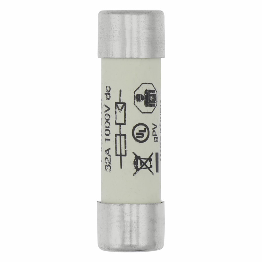 Eaton Bussmann series photovoltaic fuses, 32A, 30 kAIC, Non Indicating, Fuse