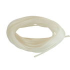 Translucent polyethylene spiral wire wrap with a bundle size of 0.2 to 2.2 inches.