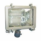 Eaton Crouse-Hinds series Pauluhn Achiever QC floodlight, Quartz halogen lamp, Tempered glass lens, Cast aluminum, Post-top mount, 6x6 optical distribution, C-clamp design, 120 Vac, 500W