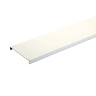White 4 inch wide wire duct cover