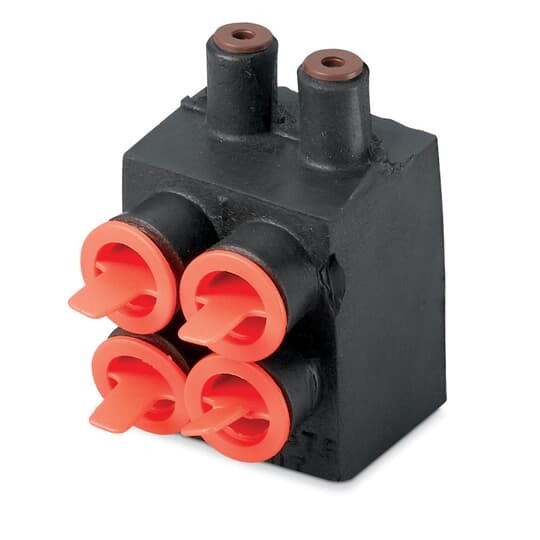 Rubber Insulated Street and Highway Lighting Mechanical Connectors, Conductor Range Main 1/0 maximum, Tap 12-8,  with Hex Socket Screws