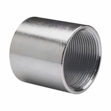 Eaton Crouse-Hinds series rigid conduit coupling, Rigid/IMC, Aluminum, 3"