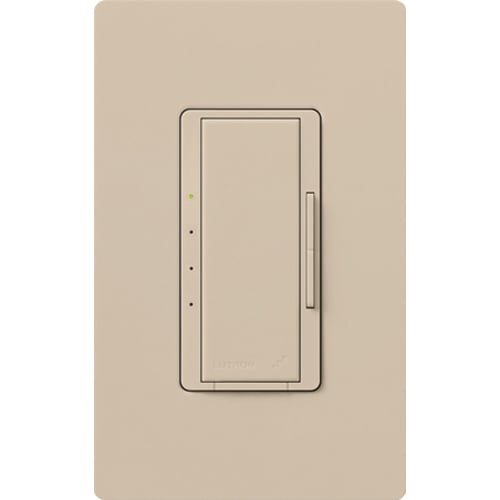 RadioRA 2 fan control, Multi-location/single-pole, 2A, neutral wire required in taupe