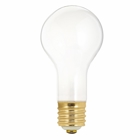 Incandescent 3-Way Lamp, Designation: 50/150PS25/F, 120 V, 50/100/150 WTT, PS25 Shape, E39 Mogul Base, Frosted, CC-2V/C-9 Filament, 2000 HR, 6-3/4 IN Length, 3-1/8 IN Diameter