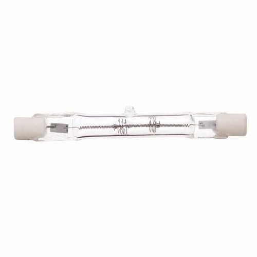 Designation: 100W T3Q/CL 78MM DBL END-CARDED, 100 watt, Halogen, T3, Clear, 1500 Average rated Hours, 1650 Lumens, Double Ended base, 120 volts