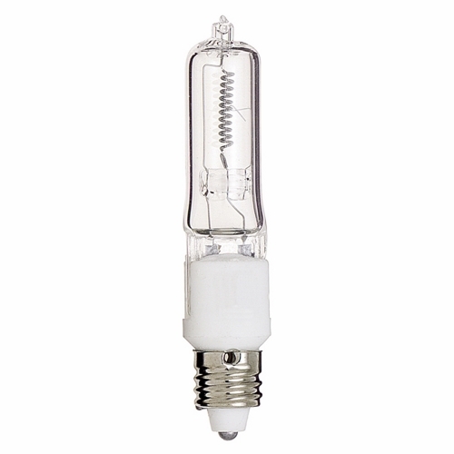 Designation: 100W Q/CL MINI-CAN CARDED, 100 watt, Halogen, T4, Clear, 2000 Average rated Hours, 1700 Lumens, Mini Cand base, 120 volts