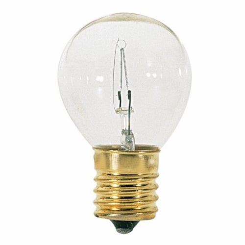 Incandescent Indicator & Sign Lamp, Designation: 15S11/N, 120 V, 15 WTT, S11 Shape, E17 Intermediate Base, Clear, C-7A Filament, 1500 HR, Lumens: 100 LM Initial, 2-3/8 IN Length, 1-3/8 IN Diameter