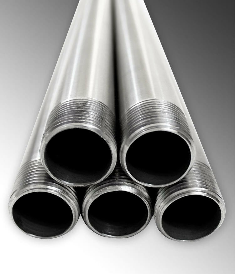 2-1/2" X 10' SS304 CONDUIT W/ COUPLING