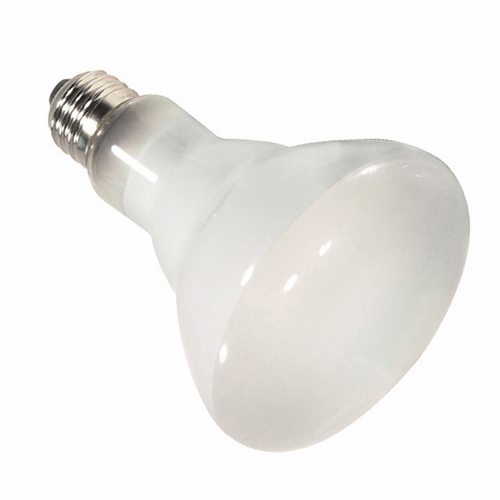 Halogen Reflector Lamp, Designation: 65BR30/FL/HAL/130V, 130 V, 65 WTT, BR30 Shape, E26 Medium Base, Frosted, 2000 HR, Lumens: 900 LM Initial, 80 DEG Beam Angle, 6-1/2 IN Length, 3-3/4 IN Diameter