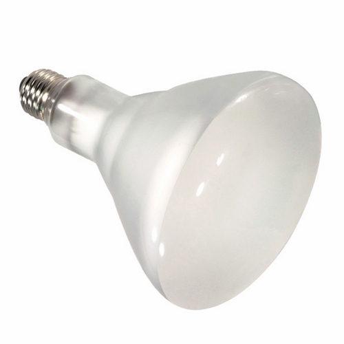 Halogen Reflector Lamp, Designation: 65BR40/FL/HAL/130V, 130 V, 65 WTT, BR40 Shape, E26 Medium Base, Frosted, 2000 HR, Lumens: 900 LM Initial, 90 DEG Beam Angle, 6-1/2 IN Length, 5 IN Diameter