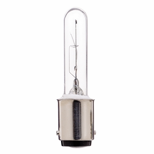 Halogen Xenon Speciality Lamp, Designation: KX40CL/3M/DC, 120 V, 40 WTT, T3 Shape, BA15d DC Bay Base, Clear, CC-8 Filament, 3000 HR, Lumens: 560 LM Initial, 2-1/4 IN Length, 3/8 IN Diameter