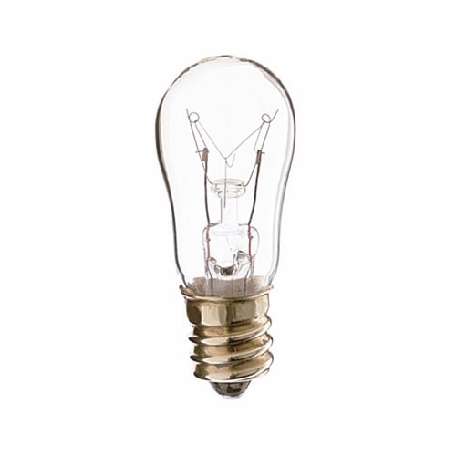 Incandescent Indicator \u0026 Sign Lamp, Designation: 6S6/230V, 230 V, 6 WTT, S8  Shape, E12 Candelabra Base, Clear, C-7A Filament, 1500 HR, Lumens: 25 LM ..., image size:1200x1200