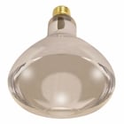 Incandescent Reflector Lamp, Designation: 250R40/1, 120 V, 250 WTT, R40 Shape, E26 Medium Base, Clear Heat, C-9 Filament, 6000 HR, 6-1/2 IN Length, 5 IN Diameter