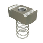 Stainless Steel 316 Channel Nut with Spring 3/8"