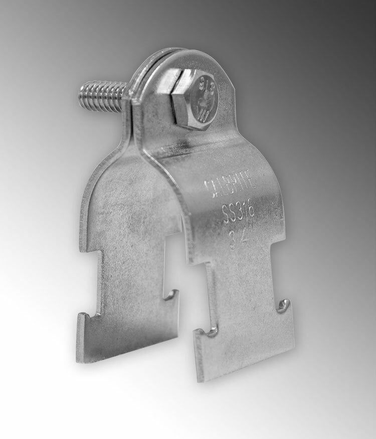 Rigid Stainless Steel 316 Strut Clamp 1/2" Trade SizeFor Rigid