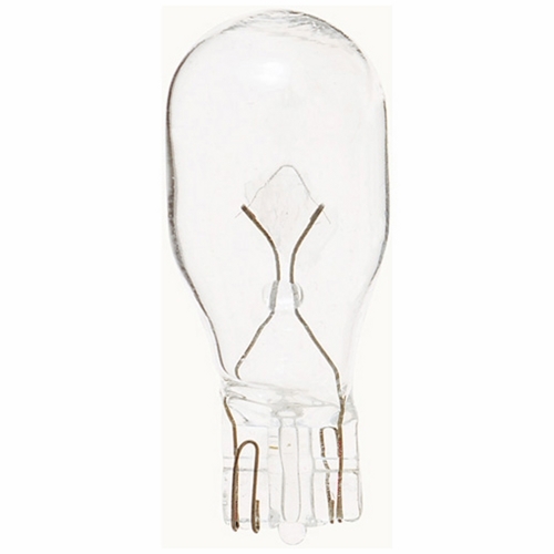 Miniature Lamp, Designation: 921, 12.8 V, 17.92 WTT, T5 Shape, W2.1x9.5d Mini Wedge Base, C-2R Filament, 1000 HR, 1.4 AMP, 1-1/2 IN Length, 5/8 IN Diameter
