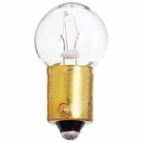 Miniature Lamp, Designation: 63, 7 V, 4.41 WTT, G6 Shape, G6 Bi Pin G6 Base, C-6 Filament, 1000 HR, 0.63 AMP, 1-7/16 IN Length, 3/4 IN Diameter