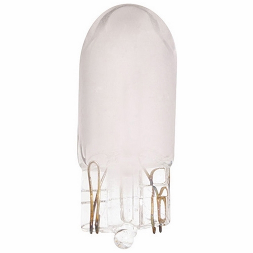 Miniature Wedge Base Xenon Lamp, Designation: X7.5T3 1/4 F 24V Wedge, 24 V, 7.5 WTT, T3 1/4 Shape, W2.1x9.5d Mini Wedge Base, Frosted, 10000 HR, Lumens: 65 LM Initial, 0.31 AMP, 1-5/8 IN Length, 13/32 IN Diameter