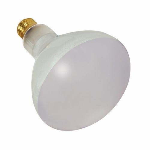 Incandescent Pool Lamp, Designation: 400BR40FL/POOL, 120 V, 400 WTT, BR40 Shape, E26 Medium Base, Frosted, CC-9/1 Filament, 2000 HR, Lumens: 4000 LM Initial, 6-1/2 IN Length, 5 IN Diameter