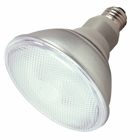 Compact Fluorescent Reflector Lamp, Designation: 23PAR38/41, 120 V, 23 WTT, PAR38 Shape, E26 Medium Base, 10000 HR, Lumens: 1100 LM Initial, 4100 DEG K Color Temperature, Cool White 82 CRI, 5-1/16 IN Length, 4-3/4 IN Diameter