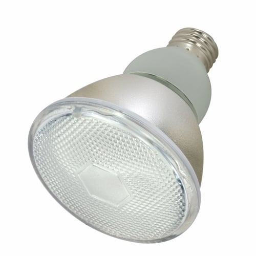 Compact Fluorescent Reflector Lamp, Designation: 15PAR30/27, 120 V, 15 WTT, PAR30 Shape, E26 Medium Base, 10000 HR, Lumens: 700 LM Initial, 2700 DEG K Color Temperature, Warm White 82 CRI, 4-5/8 IN Length, 3-3/4 IN Diameter