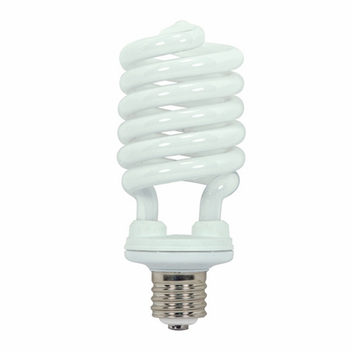 Compact Fluorescent Spiral Lamp, Designation: 65T5/65, 120 V, 65 WTT, T5 Shape, E39 Mogul Base, 10000 HR, Lumens: 3900 LM Initial, 6500 DEG K Color Temperature, Daylight 82 CRI, 8-17/32 IN Length, 3-17/32 IN Diameter
