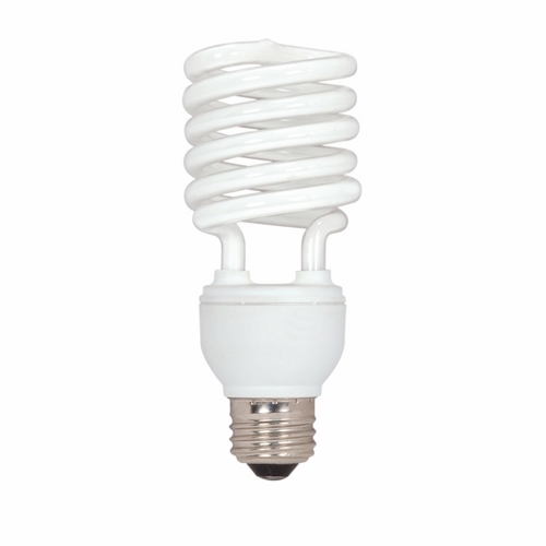 Compact Fluorescent Spiral Lamp, Designation: 26T2/50/230V, 230 V, 26 WTT, T2 Shape, E26 Medium Base, 12000 HR, Lumens: 1750 LM Initial, 5000 DEG K Color Temperature, Natural Light 82 CRI, 5-5/8 IN Length, 2-1/8 IN Diameter