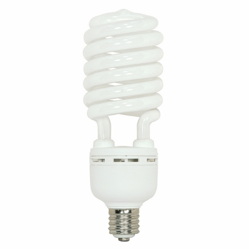 Compact Fluorescent Spiral Lamp, Designation: 105T5/41/277, 277 V, 105 WTT, T5 Shape, E39 Mogul Base, 10000 HR, Lumens: 7000 LM Initial, 4100 DEG K Color Temperature, Cool White 85 CRI, 11-1/4 IN Length, 4-5/16 IN Diameter