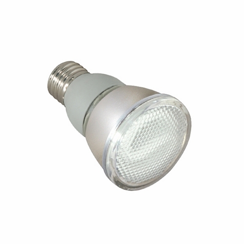 Compact Fluorescent Reflector Lamp, Designation: 11PAR20/27/230V, 230 V, 11 WTT, PAR20 Shape, E26 Medium Base, 10000 HR, Lumens: 380 LM Initial, 2700 DEG K Color Temperature, Warm White 82 CRI, 3-7/8 IN Length, 2-15/32 IN Diameter