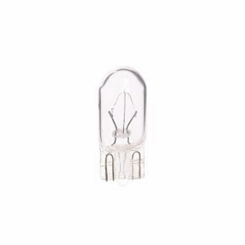 Miniature Lamp, Designation: 259, 6.3 V, 1.58 WTT, T3 1/4 Shape, W2.1x9.5d Mini Wedge Base, C-2R Filament, 5000 HR, 0.25 AMP, 1-5/8 IN Length, 13/32 IN Diameter