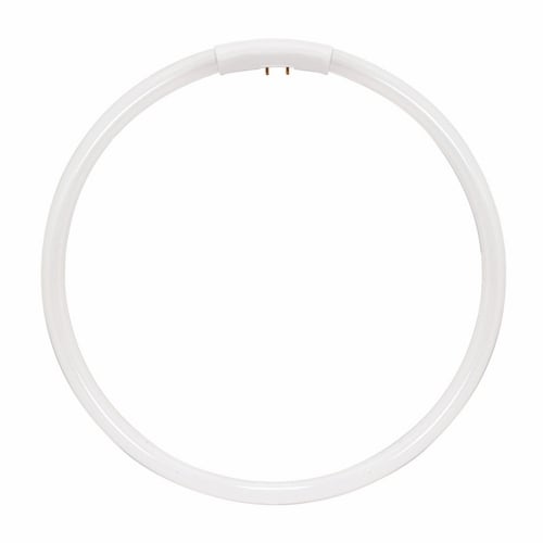 Fluorescent T5 Circline High Performance Lamp, Designation: FC22T5/865/G10q, 22 WTT, T5 Shape, G10q 4-Pin Base, 12000 HR, Lumens: 1800 LM Initial, 6500 DEG K Color Temperature, Daylight 82 CRI, 8 IN Length, 5/8 IN Diameter