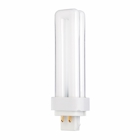 Compact Fluorescent Double Twin 4 Pin Lamp, Designation: CFD13W/4P/841, 13 WTT, T4 Shape, G24q-1 G24Q-1 (4-Pin) Base, 15000 HR, Lumens: 900 LM Initial, 4100 DEG K Color Temperature, Cool White 82 CRI, 5-3/16 IN Length