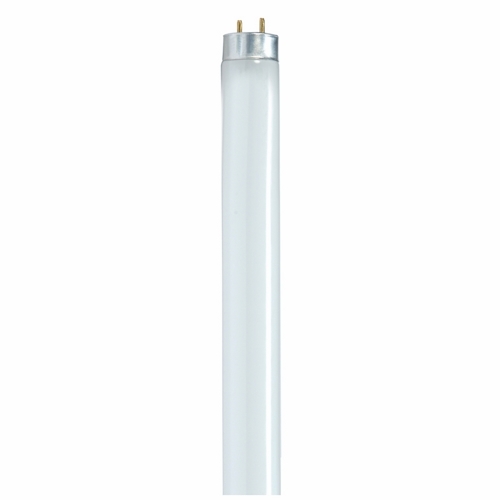 Fluorescent T8 Linear Lamp, Designation: F17T8/850/ENV, 17 WTT, T8 Shape, G13 Medium Bi Pin Base, 20000 HR, Lumens: 1400 LM Initial, 5000 DEG K Color Temperature, Natural Light 82 CRI, 23-25/32 IN Length, 1 IN Diameter