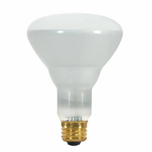 Incandescent Reflector Lamp, Designation: 65BR30/FL, 130 V, 65 WTT, BR30 Shape, E26 Medium Base, Frosted, C-9 Filament, 5000 HR, Lumens: 530 LM Initial, 5-3/8 IN Length, 3-3/4 IN Diameter