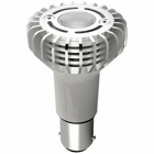 Minature LED, Designation: 3W R12 Miniature LED - 108' Beam Spread - Single Contact Base - 3000K - 12V