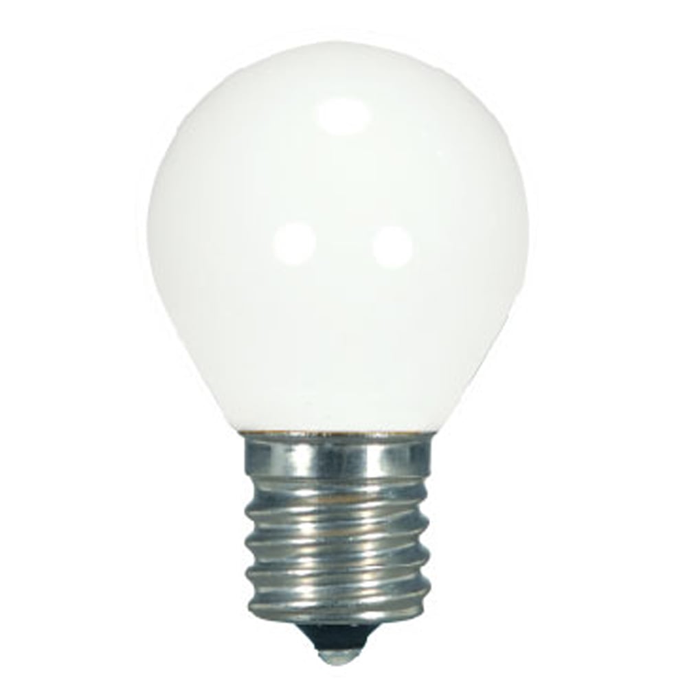 Sign & Indicator, Designation: 1.2W LED S11 Night Light Bulb - Intermediate Base - White - 2700K - 120V