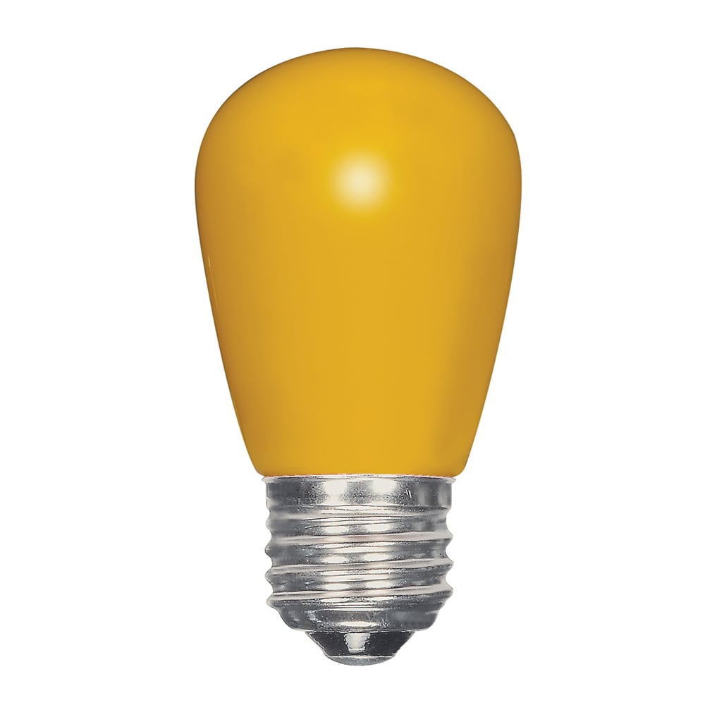 S9169 LED Specialty Lamp, 1.4 W, 15 W Incandescent Equivalent, E26 Lamp Base, S14 Shape, 120 V AC