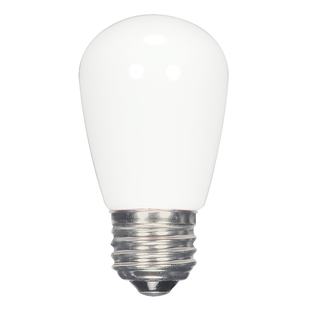 Sign & Indicator, Designation: 1.4W LED S14 - Frost - Medium Base - 120V