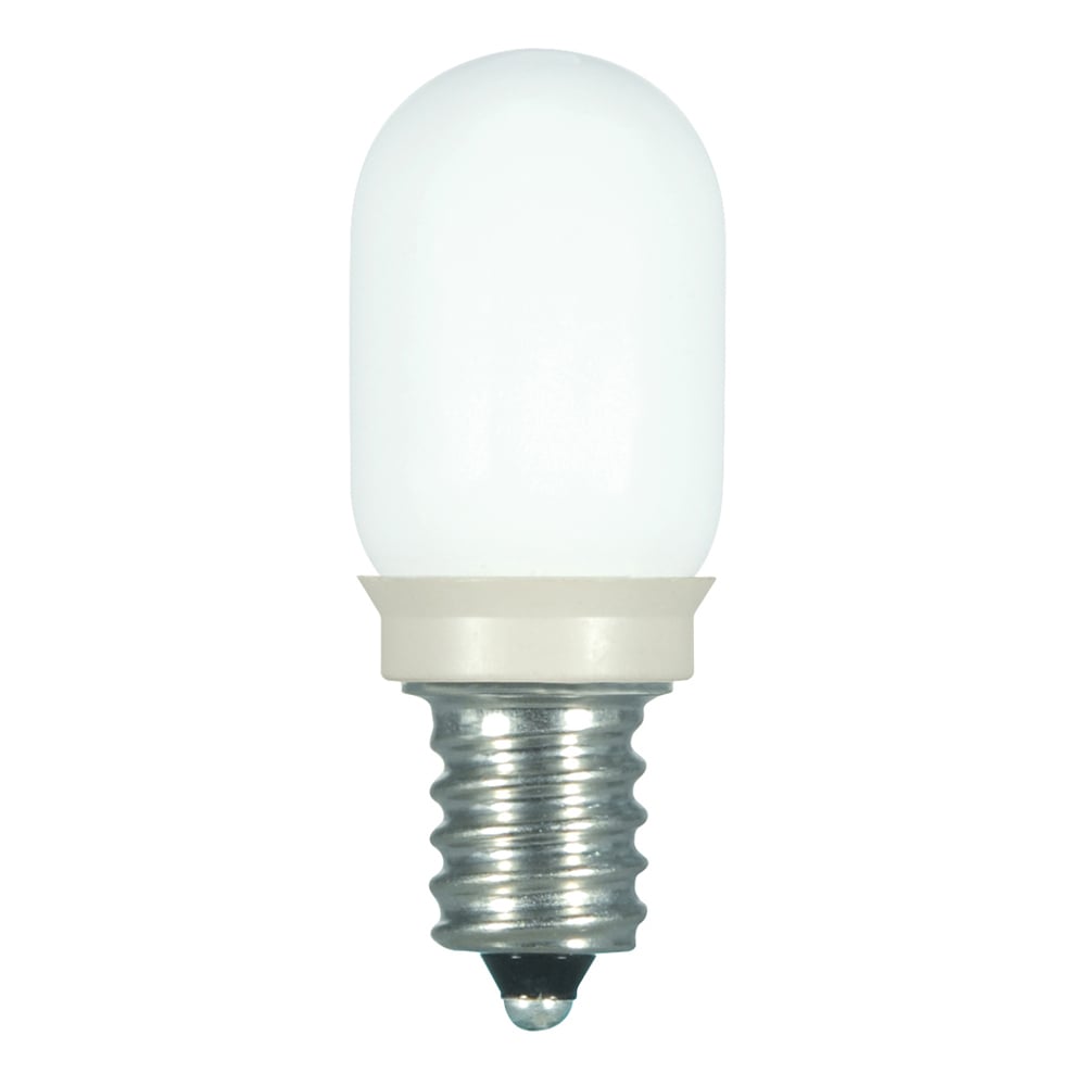 Sign & Indicator, Designation: 0.8W LED T6 Indicator Bulb - Candelabra base - Frost - 2700K - 120V