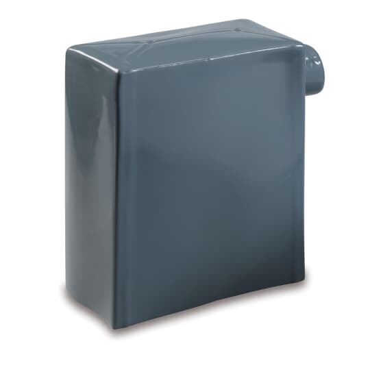 Black PVC Insulating Boot for Transformer Spade Connector, Black, - Total Length 10.25 inch, Main Body 8-1/8 inch long, 2 inch wide, 3 inch Diameter Tail.